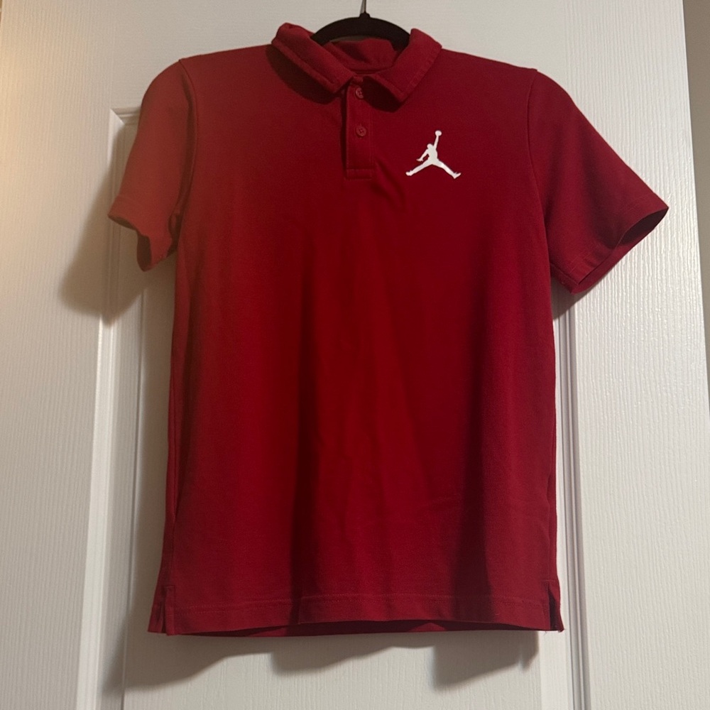 Jordan Red Polo Shirt
